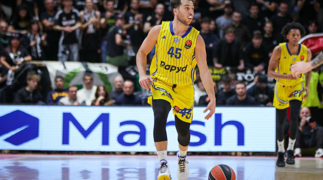 שחקן מכבי תל אביב תמיר בלאט (צילום: GettyImages, Fabio Patamia)