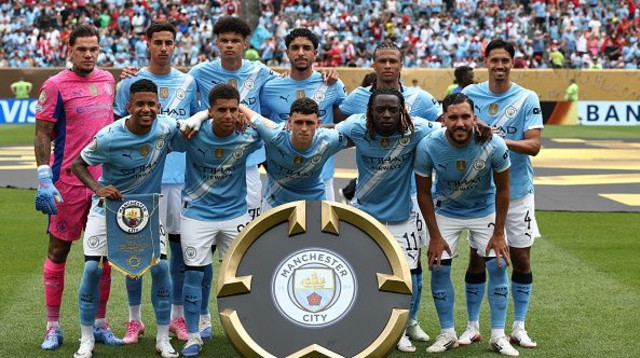 שחקני מנצ'סטר סיטי (צילום: GettyImages)