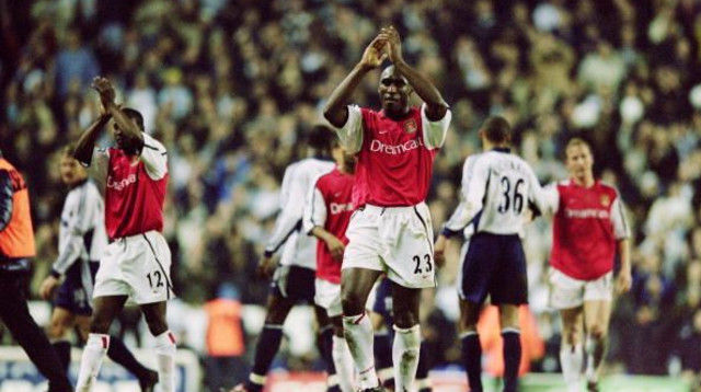 סול קמפבל במדי ארסנל נגד טוטנהאם (צילום: Clive Brunskill / Staff)