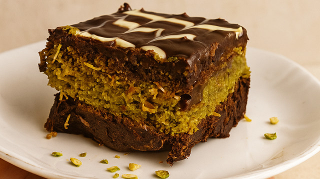 בראוניז שוקולד דובאי (צילום: ליאל עזור)