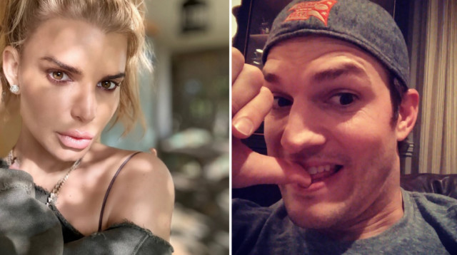 אשטון קוצ'ר וג'סיקה סימפסון (צילום: אינסטגרם)