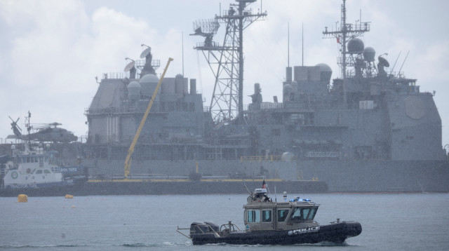 כוחות צבא אמריקאיים בים הקריבי (צילום: רויטרס)