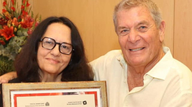 אתי אברג'יל וגיורא ירון (צילום: איציק בירן)