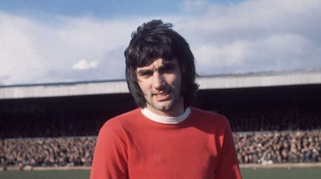 ג'ורג' בסט במדי מנצ'סטר יונייטד (צילום: Central Press)