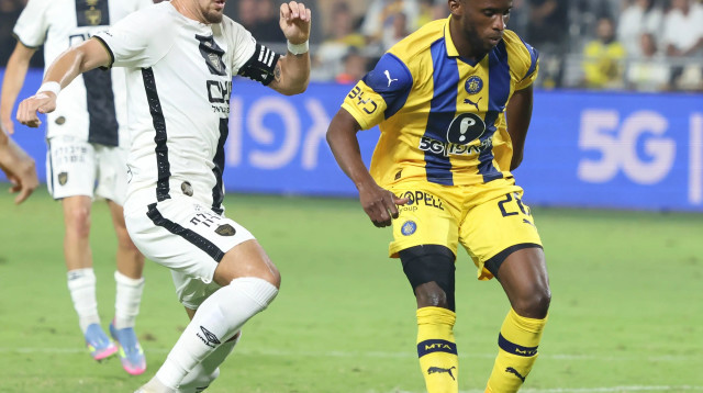 ירדן שועה, בית"ר ירושלים לצד איסוף סיסוקו, מכבי תל אביב (צילום: דני מרון)