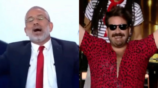 ינון מגל, אביהו פנחסוב (צילום: צילום מסך קשת 12, צילום מסך ערוץ 14)