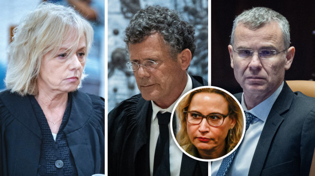 יפעת תומר ירושלמי, יריב לוין, גלי בהרב מיארה, יצחק עמית (צילום: יונתן סינדל, פלאש 90,יונתן זינדל פלאש 90,פול אורן בן חקון, פלאש 90)