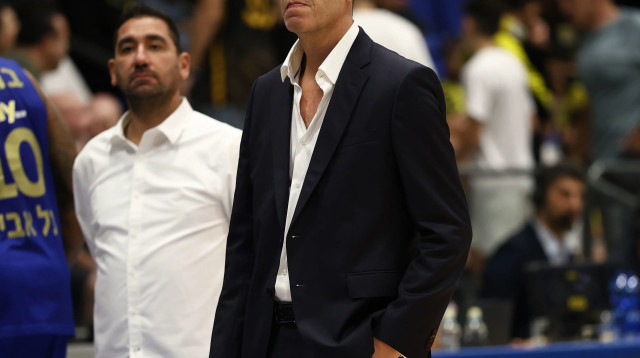 מאמן מכבי תל אביב, עודד קטש (צילום: דני מרון)