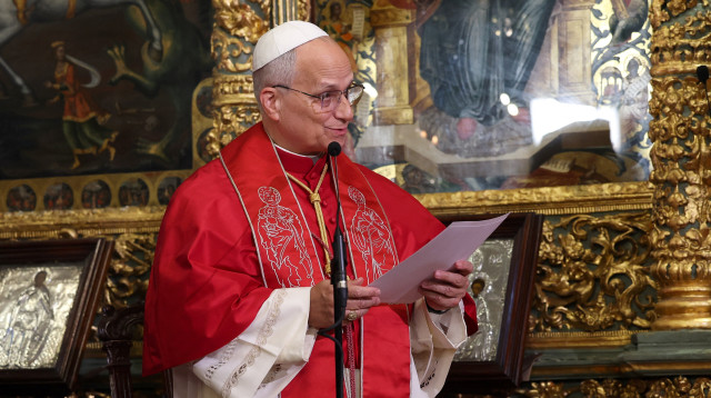 האפיפיור לאו ה-14 בטורקיה (צילום: רויטרס)