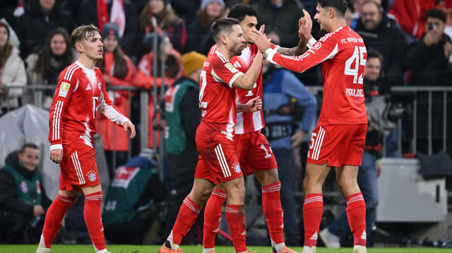 שחקני באיירן מינכן (צילום: רויטרס)