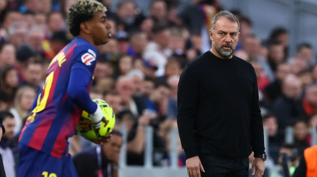 האנזי פליק, מאמן ברצלונה (צילום: רויטרס)