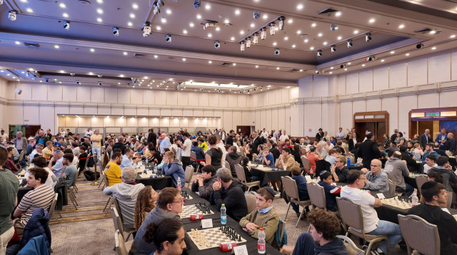 שחמטאים מכל העולם באירוע בישראל (צילום: האיגוד הישראלי לשחמט)