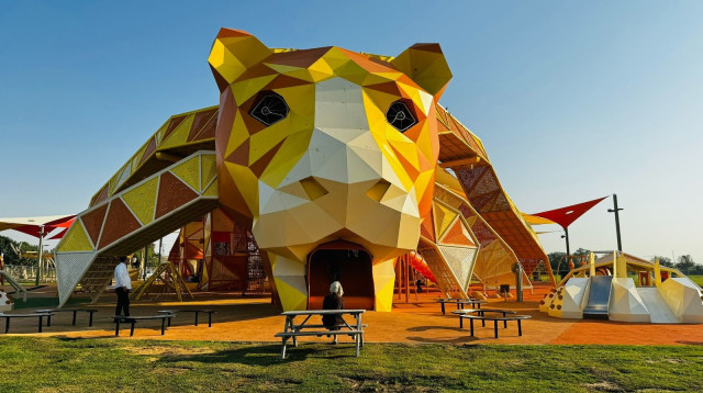 מתקן האריה (צילום: אלו את ניצן)