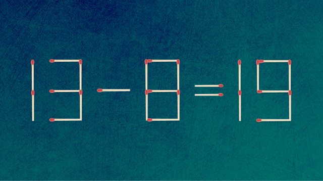 חידת גפרורים (צילום: מערכת מעריב)