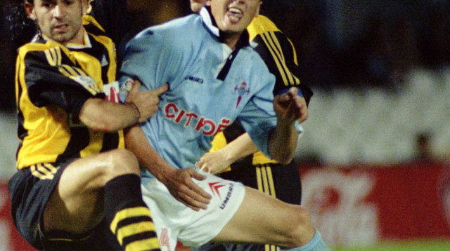 לובוסלב פנב במדי סלטה ויגו (צילום: רויטרס)