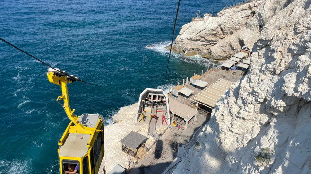 הרכבל בראש הנקרה (צילום: תיירות ראש הנקרה)