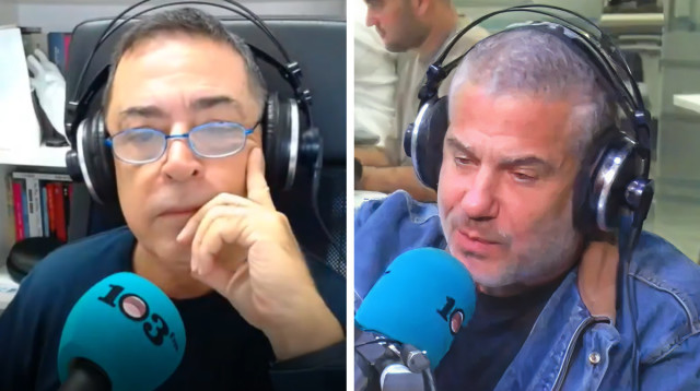 ינון מגל, בן כספית (צילום: 103FM)