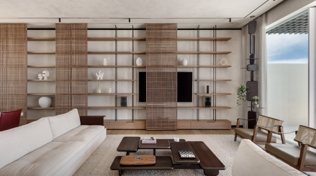 אדריכל מנו שלם, ריהוט אריק בן שמחון (צילום: עודד סמדר)