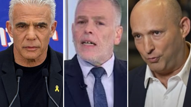 נפתלי בנט, יאיר לפיד ואראל סג"ל (צילום: אראל סג"ל: צילום מסך ערוץ 14, נפתלי בנט: פגוש את העיתונות, יאיר לפיד: דוברות יש עתיד)