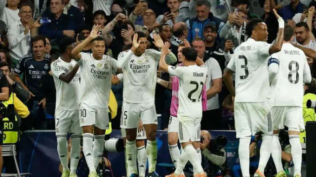 שער ראשון העונה. ג'וד בלינגהאם (צילום: רויטרס)