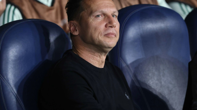 ברק בכר מאמן מכבי חיפה (צילום: דני מרון)