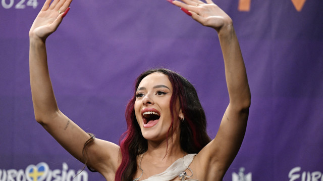 עדן גולן בתחרות האירוויזיון 2024 (צילום: gettyimages)