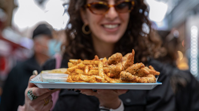 סיור בשוק העירוני בבאר שבע (צילום: מירי משה)