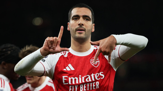 שחקן ארסנל, מיקל מרינו (צילום: רויטרס)