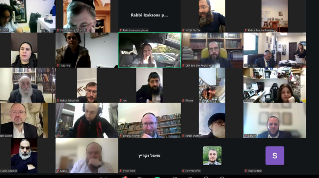 עשרות רבני אירופה הוכשרו בישראל בנושאי קבורה וליווי משפחות (צילום: המשרד לשירותי דת)