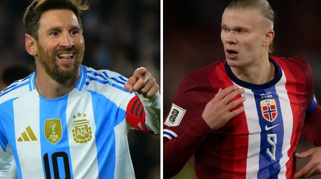 ליאונל מסי / ארלינג הולאנד (צילום: מערכת וואלה, Getty Images)