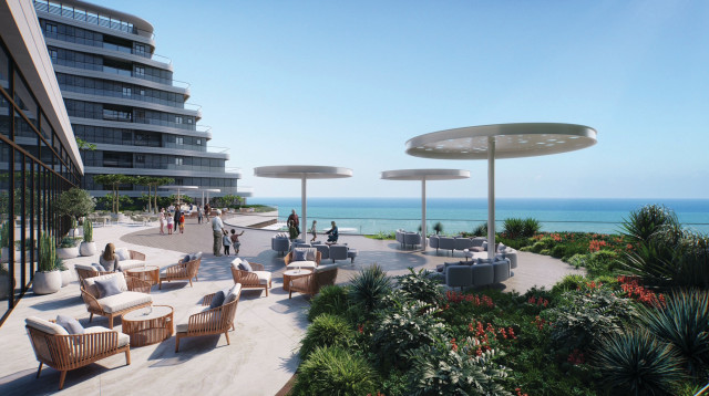 SEA ONE PRIVATE CLUB (צילום: קרדיט הדמיה מקסים סישטקר, משרד בינדרמן אדריכלים)