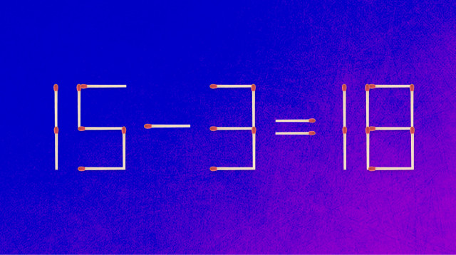 חידת גפרורים (צילום: מערכת מעריב)