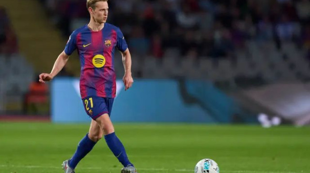 ישלים עשור בברצלונה. דה יונג (צילום: GettyImages, Pedro Salado)