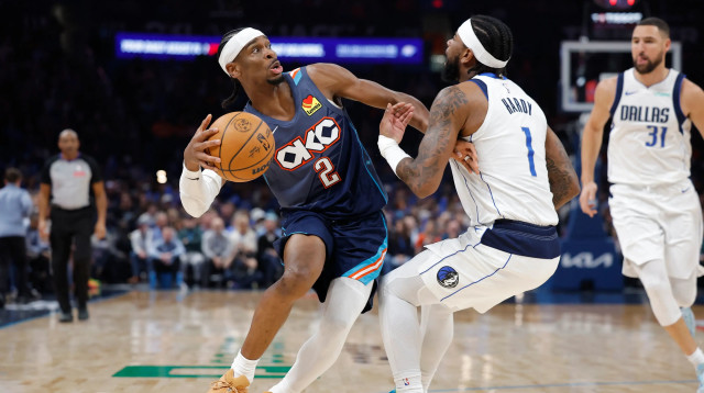 שיי גילג'ס אלכסנדר, כוכב אוקלהומה סיטי (צילום: רויטרס)