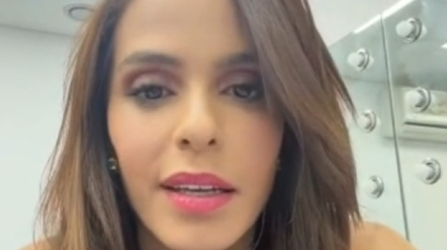 מיכל וייצמן (מיכל הקטנה) בסרטון התנצלות על תקרית העוגה (צילום: מתוך אינסטגרם)