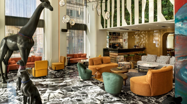 מלון NYX החדש בסלוניקי, יוון (צילום: Antonis Engrafou 124 Productions)