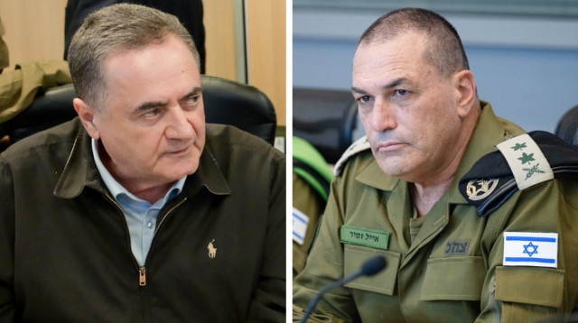 אייל זמיר, ישראל כ"ץ (צילום: מעיין טואף/לע״מ,דובר צהל)