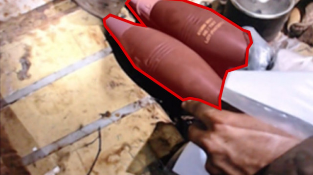 תיעוד אמצעי הלחימה שנמצאו בפיר (צילום: דובר צה"ל)