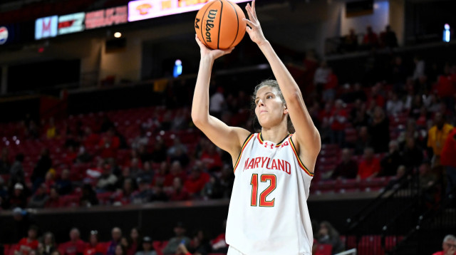 שחקנית מכללת מרילנד ירדן גרזון (צילום: אימג'בנק  GettyImages, G Fiume)