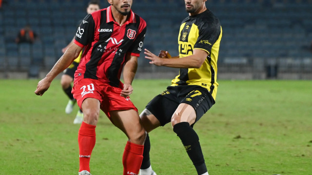 עומר אצילי, בית"ר ירושלים לצד אופק נדיר, הפועל ירושלים (צילום: ברני ארדוב)