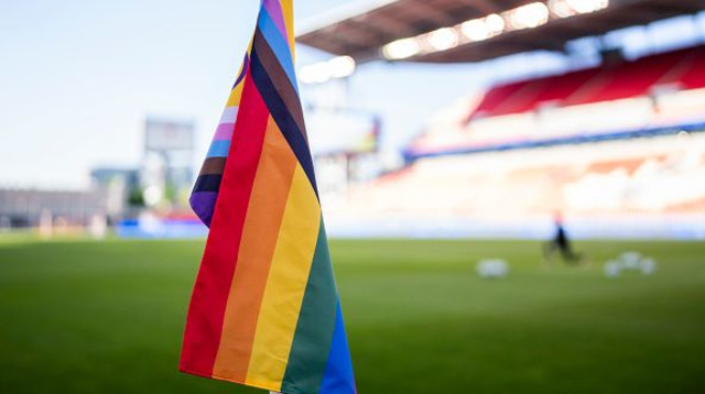 דגל הגאווה. בקרוב במונדיאל (צילום: Mark Blinch / Contributor)