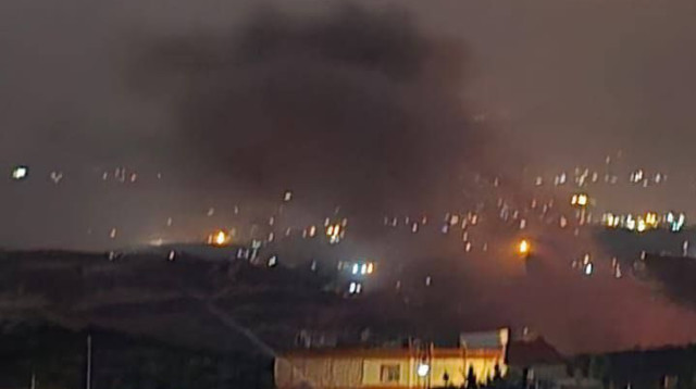 תקיפה בלבנון (צילום: רשתות ערביות)