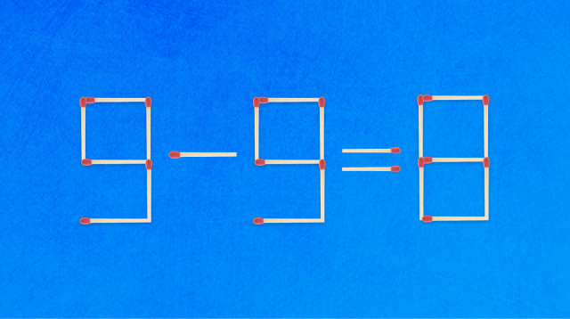 חידת גפרורים (צילום: מערכת מעריב)