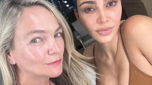 קים קרדשיאן וקרן בר טוב (צילום: אינסטגרם)