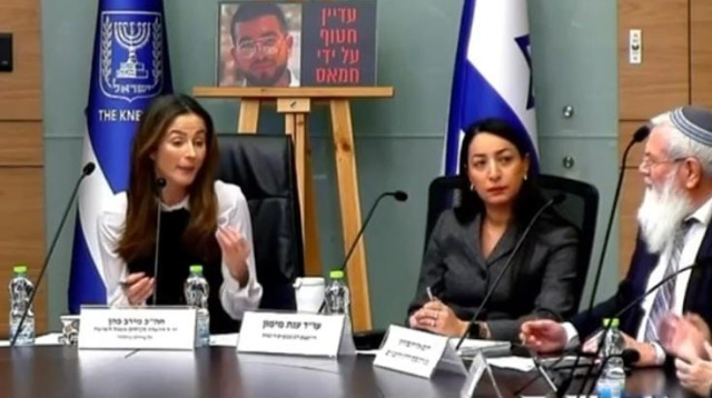 העימות בין ח"כ מירב כהן לאלי בן דהן (צילום: דוברות הכנסת)