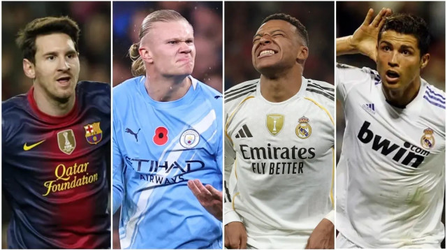 רונאלדו  אמבפה  הולאנד  מסי (צילום: עיבוד תמונה, מערכת וואלה)