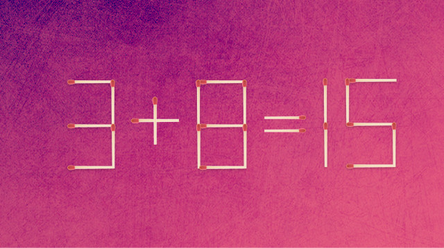 חידת גפרורים (צילום: מערכת מעריב)