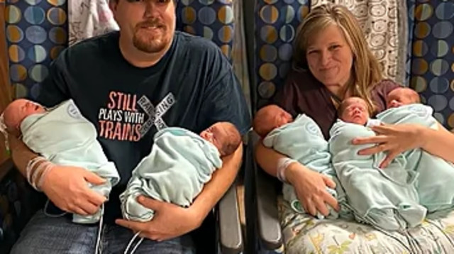 ילדה חמישה תינוקות תוך ארבע דקות (צילום:  YouTube/truly)