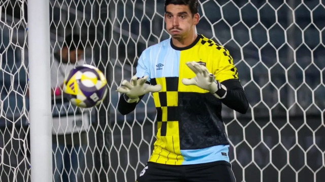 שוער בית"ר ירושלים מיגל סילבה (צילום: קובי אליהו)