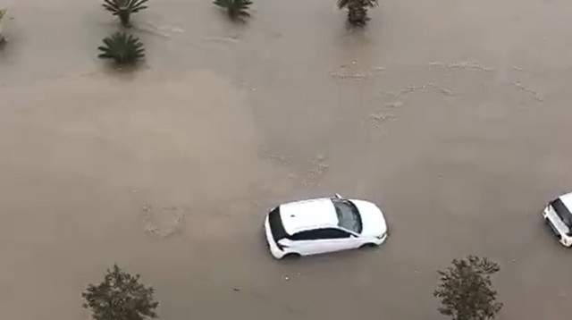 הצפות ביבנה (צילום: שימוש לפי סעיף 27א')